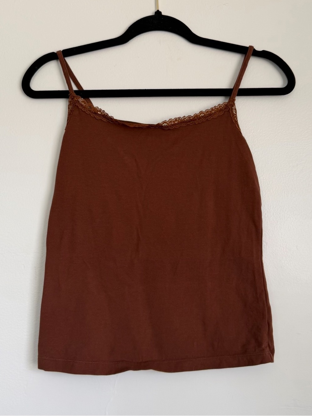 Women's Maple Lace-Trim Camisole Tank Top